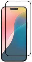 Защитное стекло uBear Extreme Nano Shield для Apple iPhone 16 Pro с чёрной рамкой