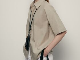 Блузка из конопляной ткани и хлопка