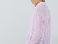 Рубашка из тонкого хлопка, Розовый