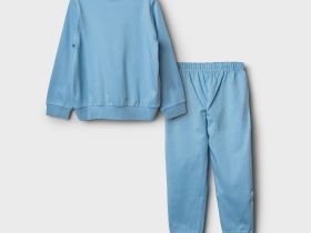 Комплект с принтом "Холодное сердце" для девочки: толстовка, брюки