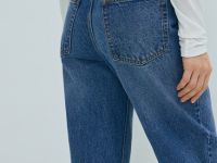 Джинсы Mom fit с высокой посадкой, Синий