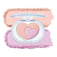 Двойной хайлайтер для лица Peripera Heart Pocketbeam 03 Angel Cheat Key