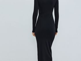 Облегающее платье, Черный