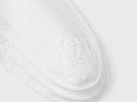 Короткие носки, 3 пары, Белый