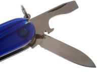 Нож перочинный Victorinox Spartan, сталь X55CrMo14, рукоять Cellidor®, полупрозрачный синий,12 функций, 91мм