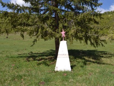 Могила Седлецкого Г.З. (1888-1920) - политссыльного, председателя Совета рабочих депутатов прииска Ивановка, зверски замученного белогвардейцами