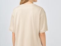 Футболка из искусственной замши, Бежевый