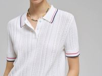 Джемпер-поло прямого кроя из хлопка