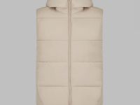 Стеганый жилет с капюшоном