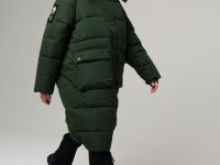 Пальто текстильное с полиуретановым покрытием для девочек