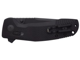 Складной нож SOG-TAC XR Black Out, сталь D2, рукоять G10