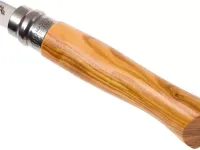 Складной нож Opinel №8, сталь 12С27, рукоять оливковое дерево