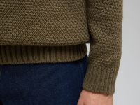 Джемпер с округлой горловиной прямого кроя