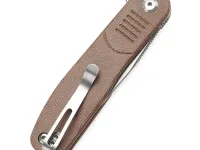 Складной нож Tenable Einar, сталь NItro-V, рукоять микарта, коричневый