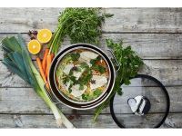 WMF Жаровня круглая с крышкой и паровой корзиной 28 см Vitalis WMF