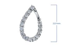 Серьги из белого золота э4712сг09200925