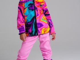 Куртка трикотажная для девочек