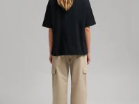 Футболка объемного кроя из хлопкового джерси