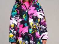 Пальто текстильное с полиуретановым покрытием для девочек