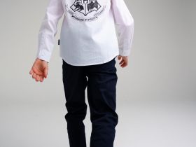 Сорочка текстильная для мальчиков (regular fit)