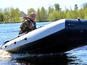 Лодка ПВХ ХАНТЕР Стелс 385 А Лайт