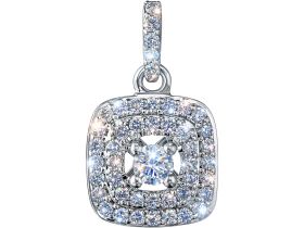 Подвеска из белого золота э4712пд07210131