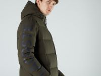Мужская утеплённая куртка Lacoste Long Hooded Quilted стандартного кроя