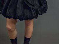 Платье с пышной юбкой и бантом для девочек, Черный