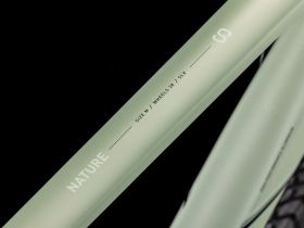 Дорожный велосипед Cube Nature SLX, год 2025, цвет Серый-Зеленый, ростовка 23