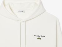 Мужская флисовая толстовка-худи Lacoste свободного кроя