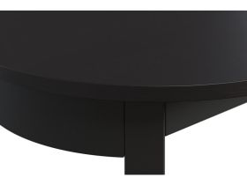 Кухонный стол Харрел 120x80 Черный древесный/Черный