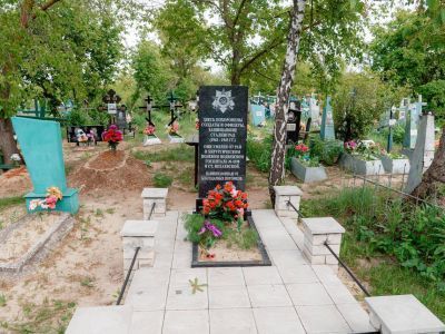 Братская могила советских воинов, погибших в период Сталинградской битвы