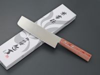 Нож кухонный Kanetsune Usabagata 165 мм, сталь DSR-1K6, рукоять pakka wood