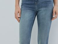 Джинсы Skinny с высокой посадкой, Синий