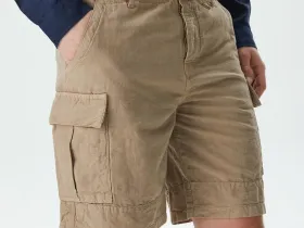 Мужские шорты Lacoste из хлопка и льна