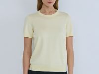 Джемпер с коротким рукавом, Желтый