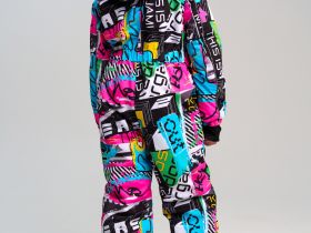 Комбинезон текстильный с полиуретановым покрытием для девочек