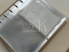 Альбом для фото и выкрасок Languo, 16х14,5х4,5 см, розовый