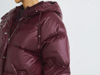 Пуховик с натуральным утеплителем, Фиолетовый