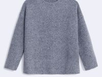 Джемпер свободного силуэта с округлой горловиной