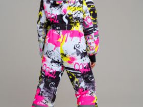 Комбинезон текстильный с полиуретановым покрытием для девочек