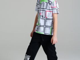 Комплект трикотажный для мальчиков: фуфайка (футболка), брюки