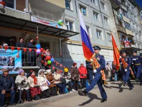 Ветерана Валентину Ефремову поздравили в Якутске с наступающим Днем Победы