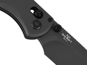Складной нож Kizer Drop Bear 2 Drop Point black сталь Nitro-V, рукоять Black Aluminium