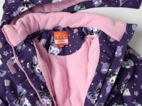 Комбинезон текстильный с полиуретановым покрытием для девочек