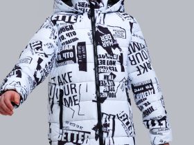 Куртка текстильная с полиуретановым покрытием для девочек