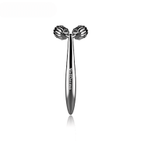 Роликовый массажёр для лица WellDerma Face Lifting Dark Silver Roller