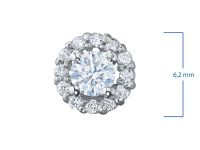 Подвеска из белого золота э4712пд07210112