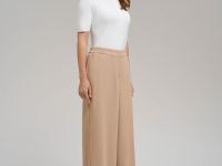 Брюки-палаццо с эластичным поясом