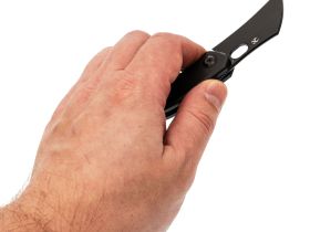 Складной нож Kansept Osprey, сталь CPM S35VN, рукоять титан, черный